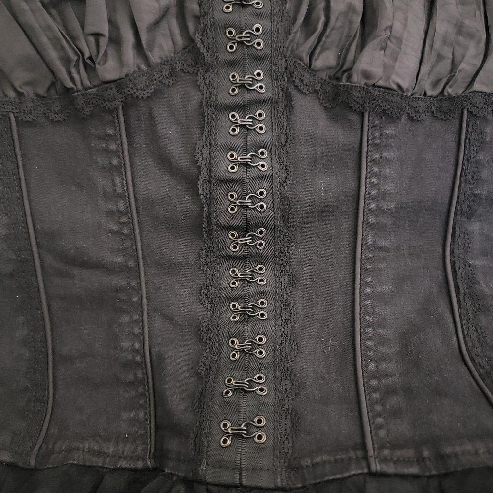 Vintage Tripp NYC Corset Tutu Dress Black Large - Picture 3 of 6